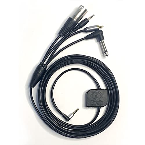 Genius Audio Splitter Cable - Mic-Enabled Universal Analog Output for Smartphones, Tablets and laptops