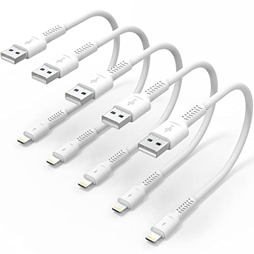 6-inch iPhone charging cable, 0.5ft, 5-pack