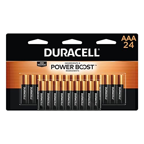 Coppertop AAA Batteries with Power Boost Ingredients, 24 Count Pack Triple A Battery with Long-Lasting Power, Alkaline AAA Battery for Household and Office Devices