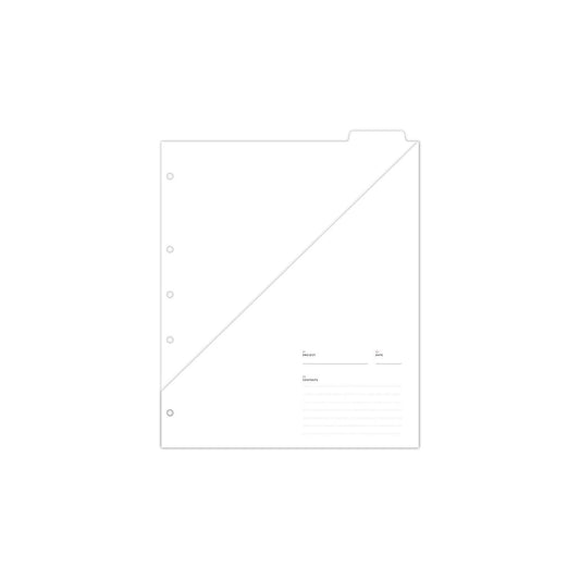 White Spiral Paper Pocket Folders, 5 Pack
