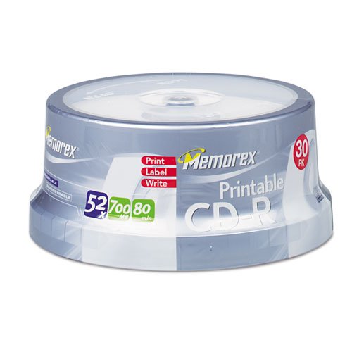 CDR 80 30PK Spindle Print 52X
