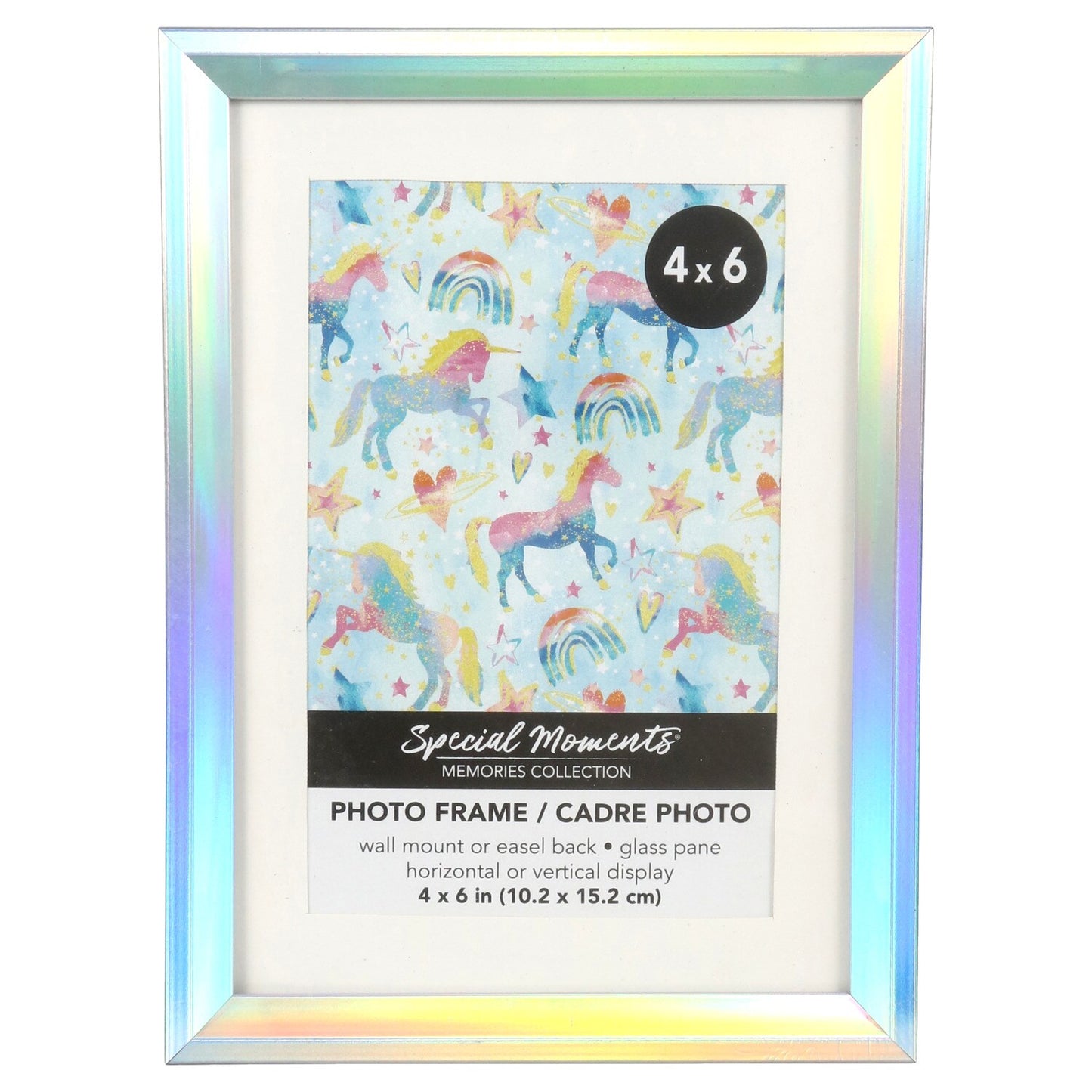 Memories Collection Iridescent Photo Frames, 4x6 in. (Pack of 12)