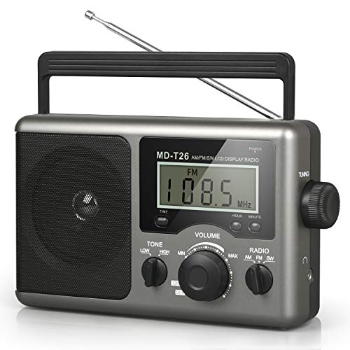 Portable Shortwave Radio with AM FM and LCD display