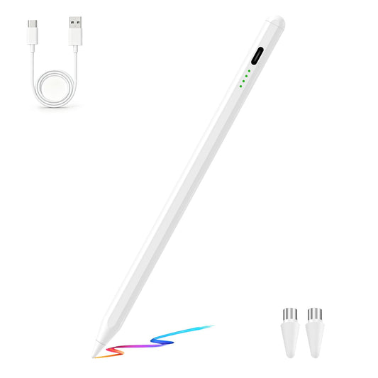 Active Stylus Pen for Touch Screens with Magnetic and Rechargeable Features