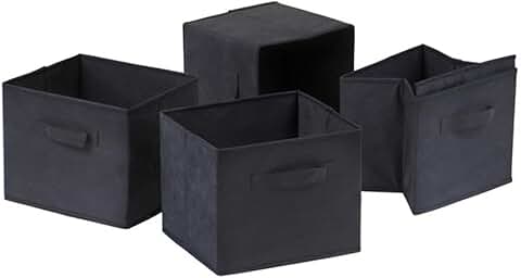 Foldable Fabric Basket Set for Home and Office Storage