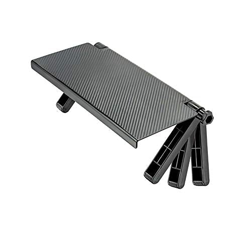 Tv Shelf Cable Box - Nonslip Plastic Grips and Rotary Clamp Cable Box Shelf for Wall Mounted Tv Top Shelf 13 Inch Wide Tv Wall Shelves Black
