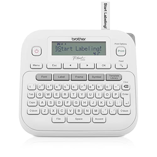 P-Touch PTD220 label maker for home and office