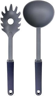 Nylon Ladle and Pasta Server Set, Heat-Resistant, Dishwasher Safe