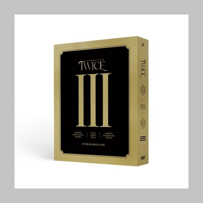 TWICE 4th World Tour III In Seoul DVD Contents+Poster+Tracking Sealed