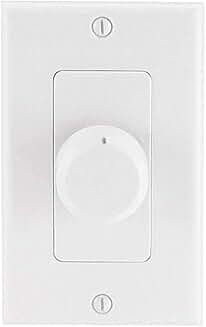 White 75W RMS Speaker Volume Controller