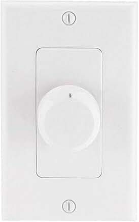 White 75W RMS Speaker Volume Controller