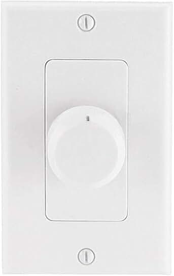 White 75W RMS Speaker Volume Controller