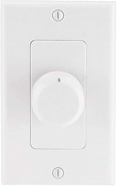 White 75W RMS Speaker Volume Controller