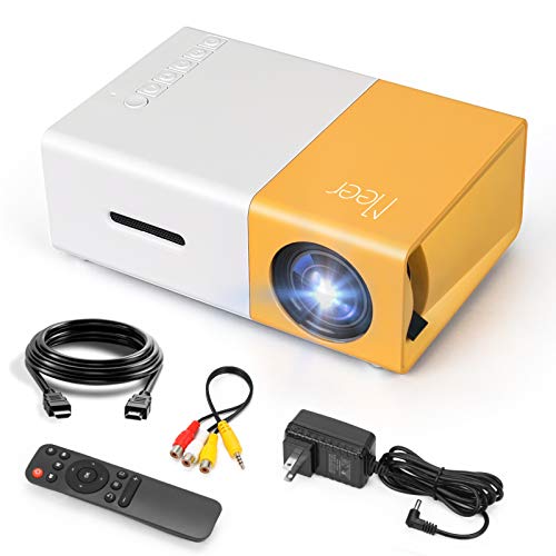 Mini portable projector for iOS, Android, Windows, PS5, and laptops