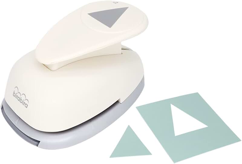 2-Inch Pennant Lever Action Craft Punch for Paper and Scrapbooking