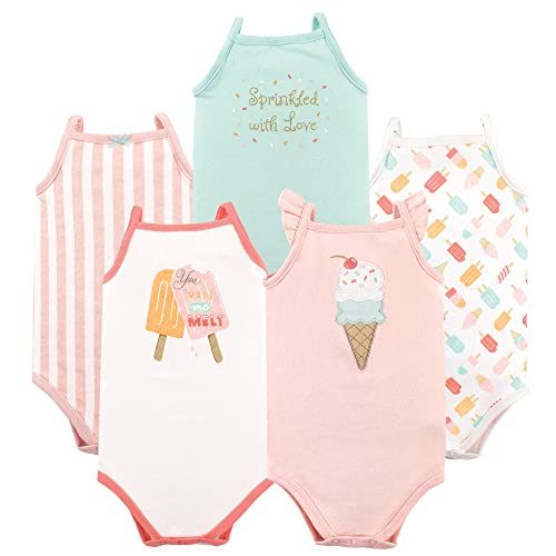 Uni   Cotton Sleeveless Bodysuits Ice Cream, 6-9 Months
