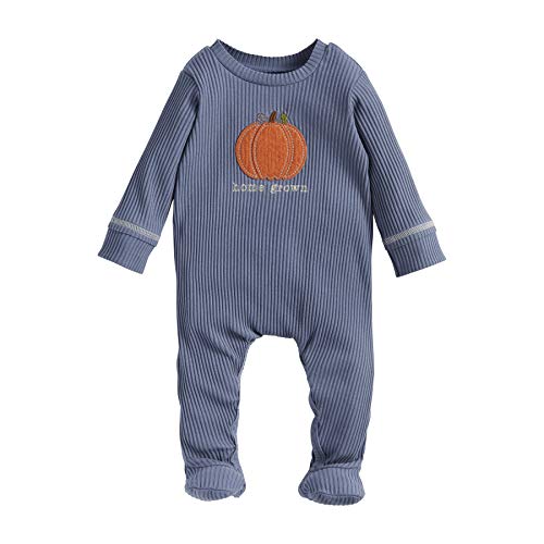 Baby Boys  Home Grown Sleeper, Blue, 0-3 Months