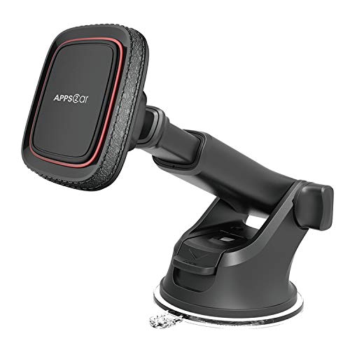 Magnetic Car Phone Mount with Adjustable Arm and Strong Magnets