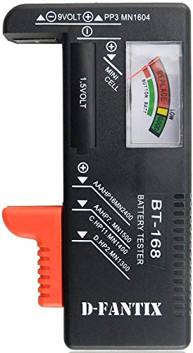 Universal Battery Tester for AAA AA C D 9V 1.5V Button Cells