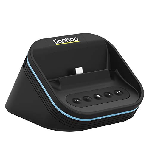 Bluetooth Speakerphone Conference Speaker with Charging Station for iPhone and Android Dongle USB Speakerphone for Home Office Easy Setup Portable Speaker for Holding Meetings