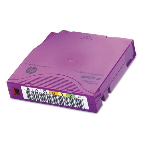 HEWC7976A - LTO-6 Ultrium 6.25TB MP RW Data Cartridge