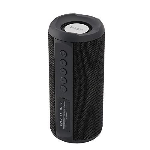 '-H2 Portable Bluetooth Speaker, Super Loud with Strong Bass, 20-Hour Long Battery Life, Water Resistant, AUX Cable, Built-in Microphone, 1 Year Warranty