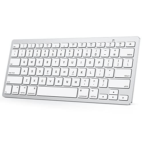 Bluetooth Keyboard for Mac, Compact Wireless Keyboard Compatible with MacBook Pro/Air, iMac, iMac Pro, Mac Mini, Mac Pro Laptop and PC