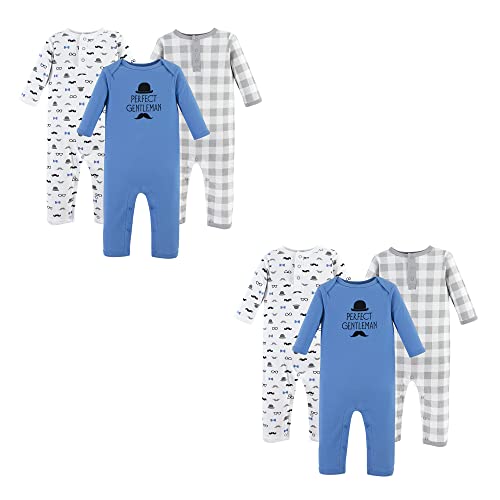 Uni   Cotton Coveralls Perfect Gentleman 6-Piece, 0-3 Months