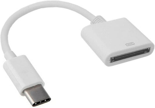 30-pin Female to USB-C Data and Charging Adapter