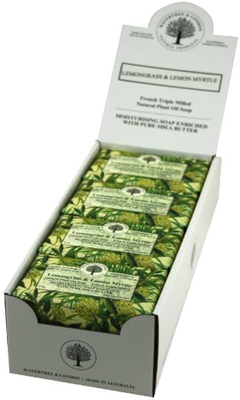 Lemongrass and Lemon Myrtle Natural Soap, 8 Bars