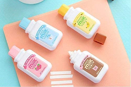 Set of Four Milk Bottle Correction Tapes