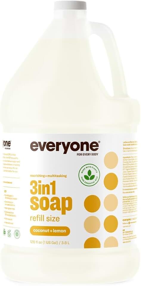 3-in-1 Coconut and Lemon Body Wash and Shampoo