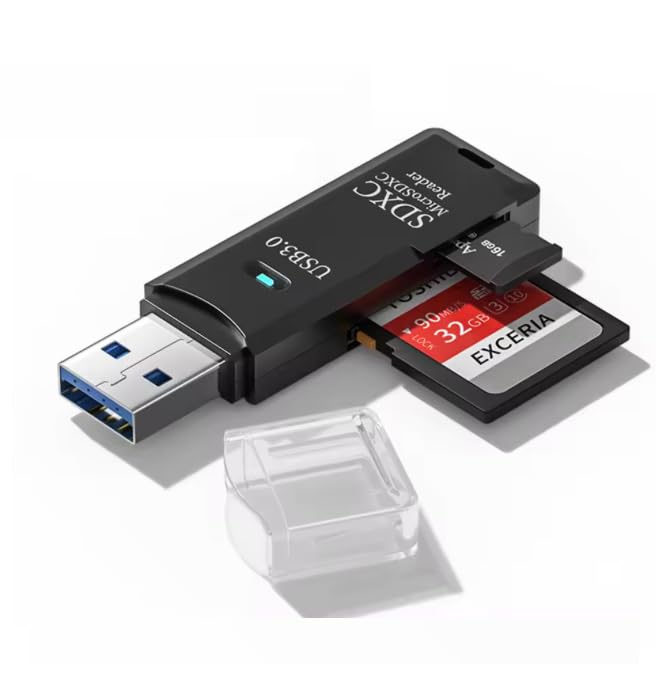 USB 3.0 Card Reader for SD and TF Cards