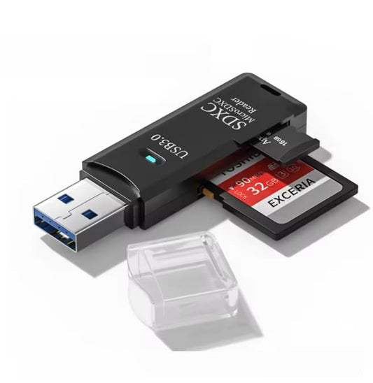 USB 3.0 Card Reader for SD and TF Cards