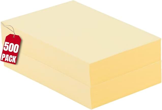 Yellow Canary 8.5" x 11" Copy Paper, 500 Sheets