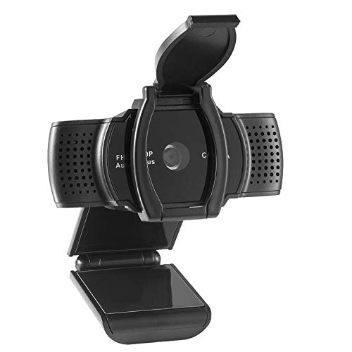 1080P Web Camera - Auto Focus Full HD USB Webcam with Microphone,Privacy Cover for PC, Mac, Laptop, Notebook, Compatible with Windows 10/8 / 7, XP, Mac/Android