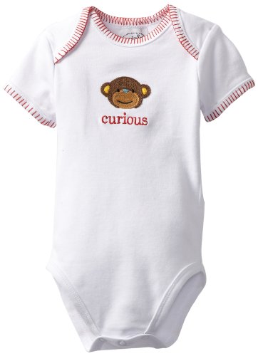 Unisex-  Safari Curious Monkey Crawler, Multi, 0-6 Months