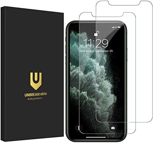 Shatterproof Tempered Glass Screen Protector for iPhone 11 Pro Max and Xs Max, 2-Pack