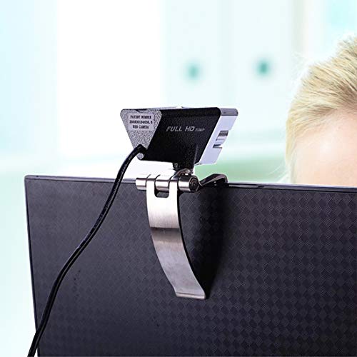 Webcam, HD 1080P Web Camera with Microphone for Streaming, USB Computer Web Camera Video Cam for Video Calling, Recording, Conferencing, Skype, OBS, PC Laptop