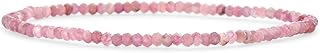 Multi-Color Gemstone Bead Stretch Bracelet for Women