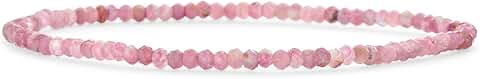 Multi-Color Gemstone Bead Stretch Bracelet for Women