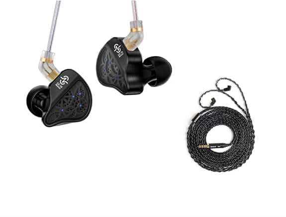 2M 8-Core Silver-Plated OFC IEM Cable for Headphones