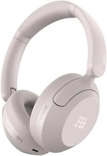 Over-Ear Bluetooth Headphones with Hybrid ANC and 60-Hour Playtime