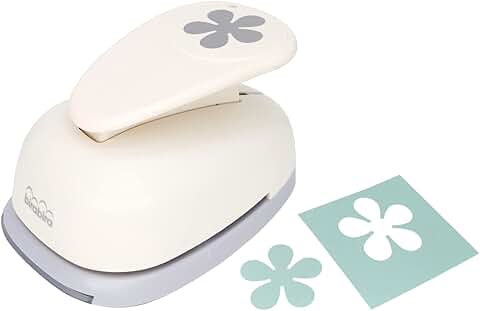 3-Inch Flower Shape Lever Punch for Paper Crafting