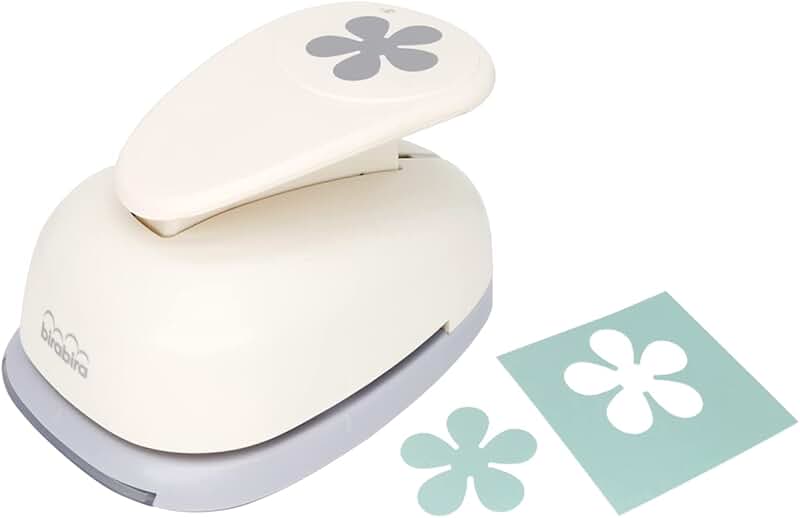 3-Inch Flower Shape Lever Punch for Paper Crafting