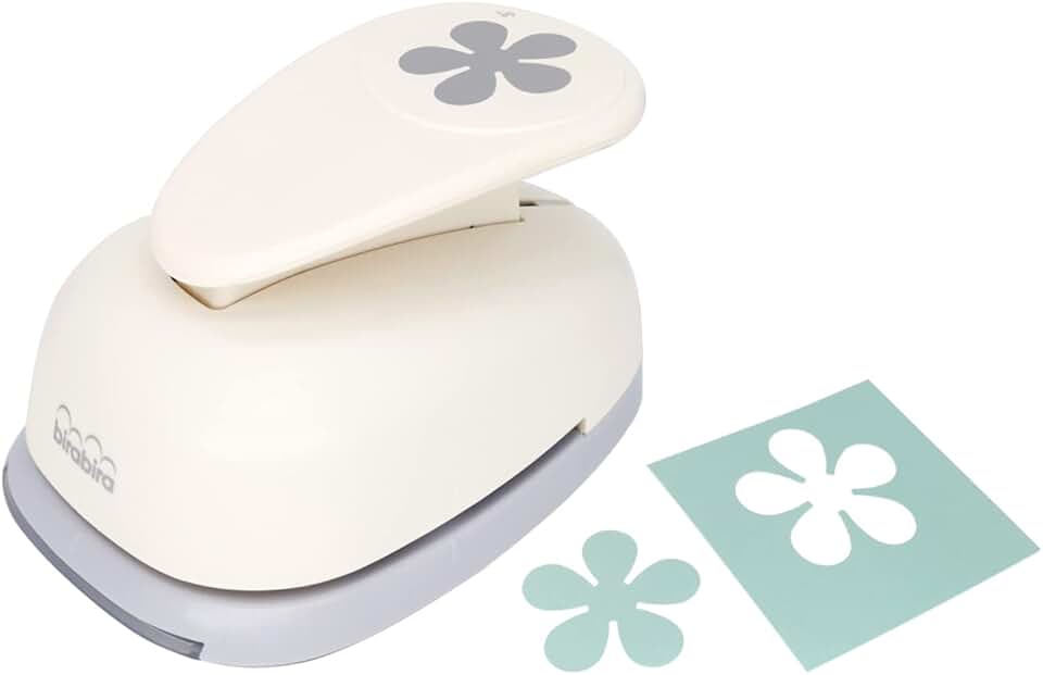 3-Inch Flower Shape Lever Punch for Paper Crafting
