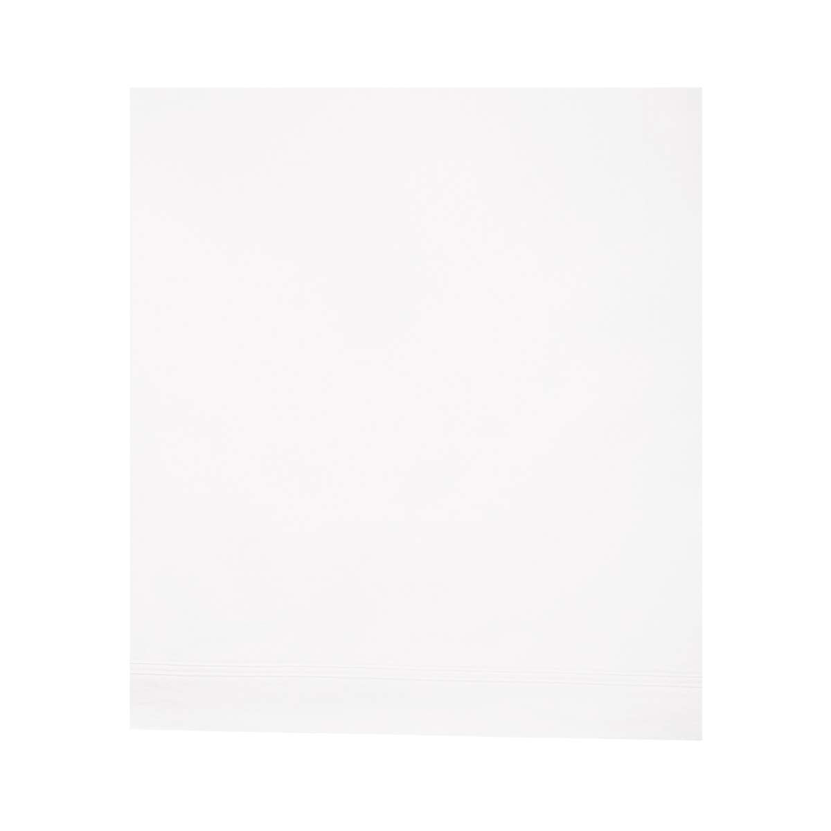 Triomphe Blanc Full/Queen 94 x 116 in Flat Sheet  300 Thread Count, Cotton Sateen  Bedding from France