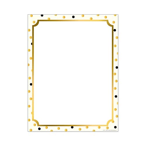 Gold Decorative Printer Paper, 8.5 x 11, 50 Sheets