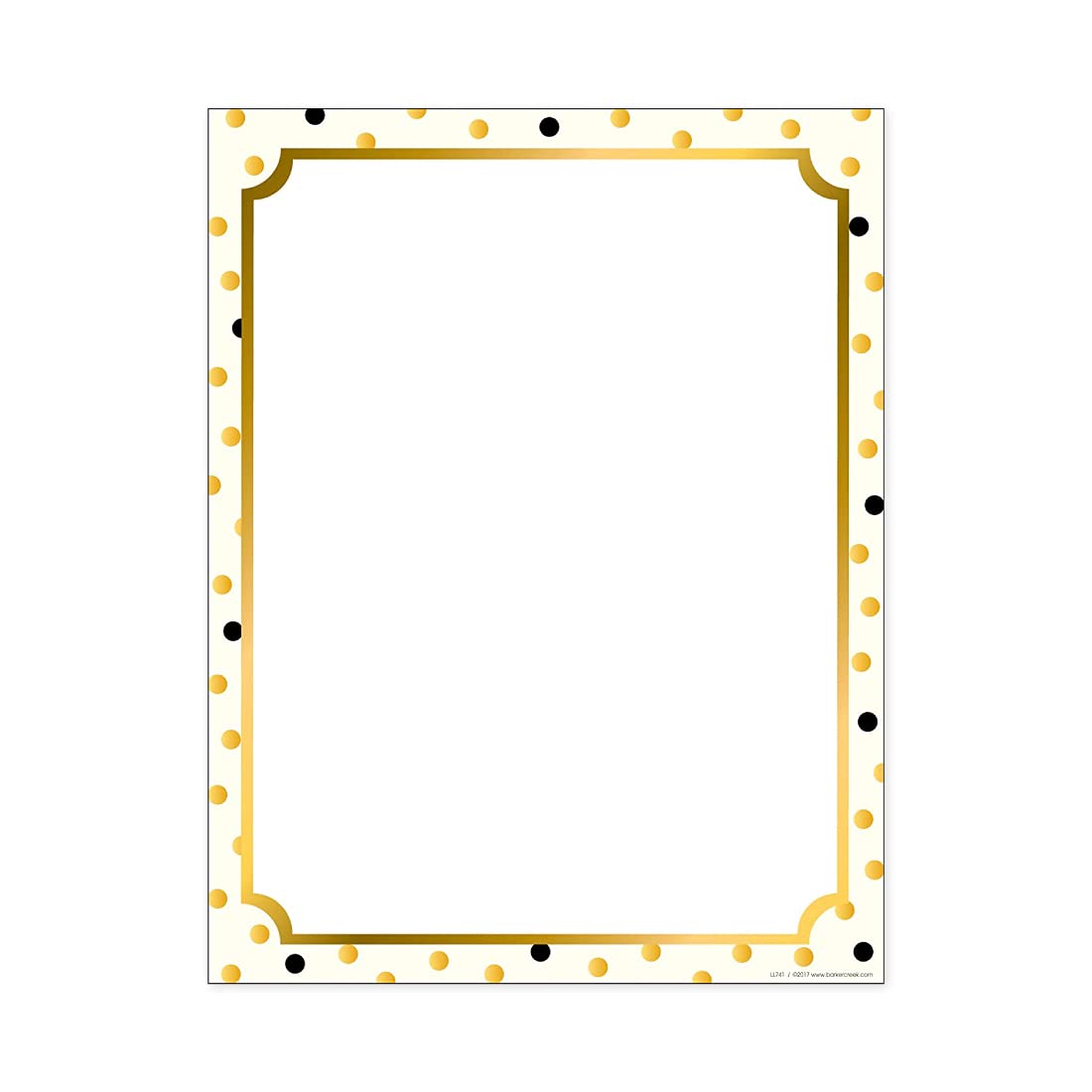 Gold Decorative Printer Paper, 8.5 x 11, 50 Sheets