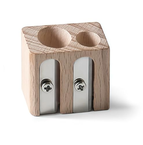 Double Pencil Sharpener for Regular and Jumbo Pencils